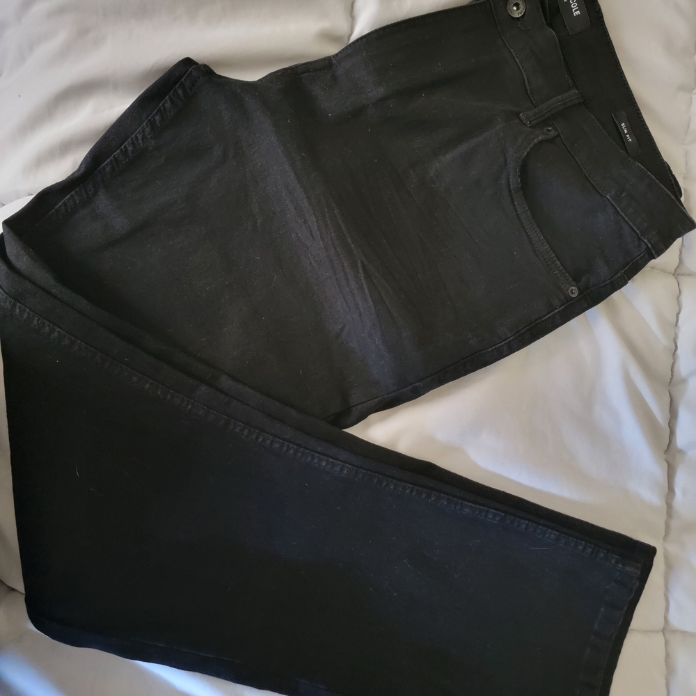 Kenneth Cole Charcoal Slim Fit Jeans
